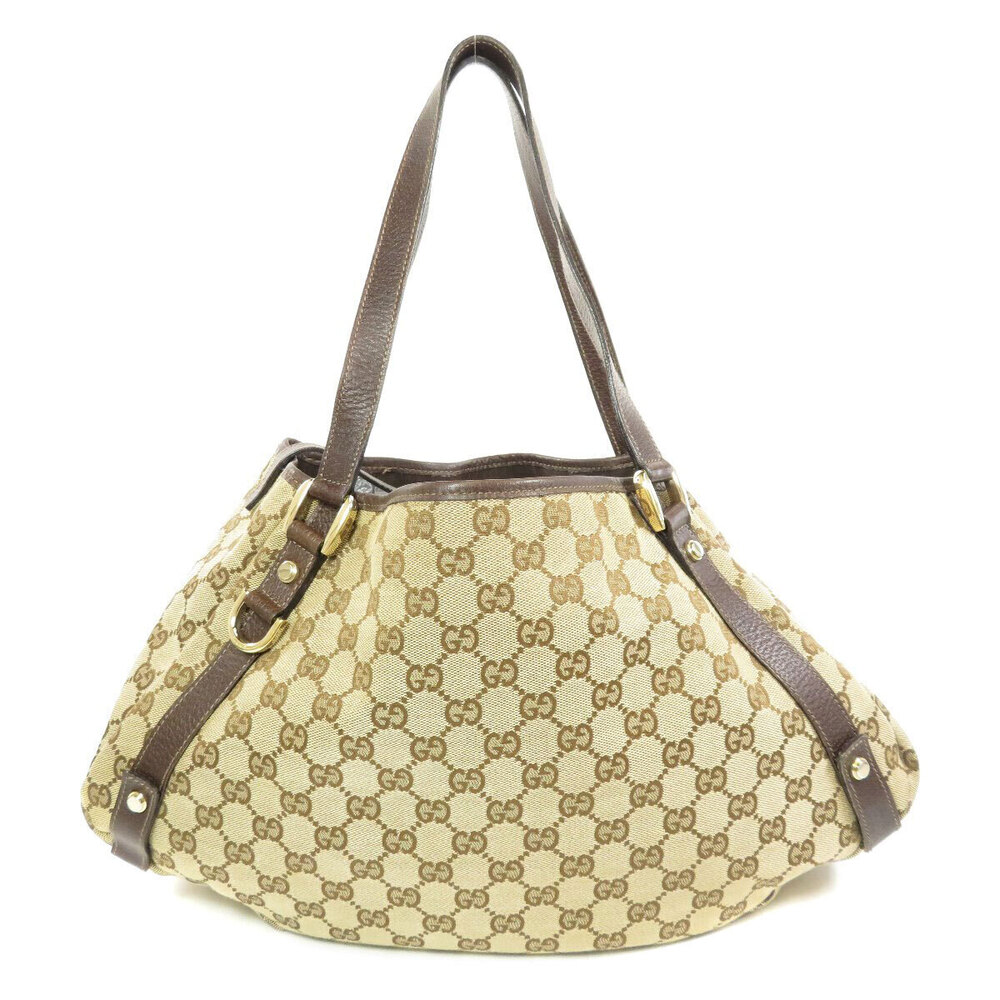 Gucci beige Shoulder GG Bag canvas Abbey Canvas